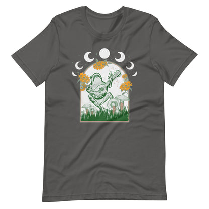 Psychedelic Magic Mushroom Frog T-Shirt | Trippy Nature Tee | Colorful Psychedelic Apparel