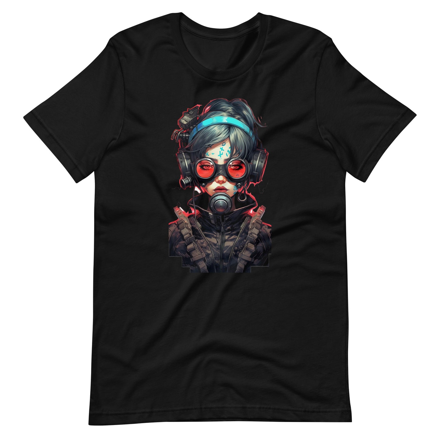 Cyberpunk Hacker Girl T-Shirt - Embrace Futuristic Style