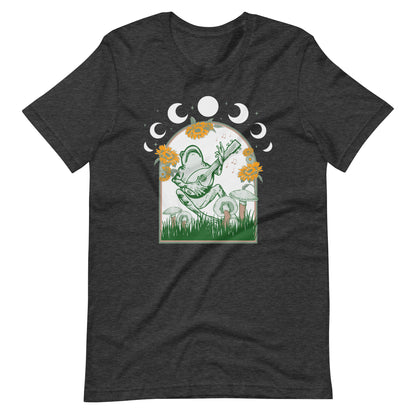 Vibrant Mushroom Frog T-Shirt Design