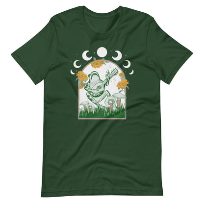 Psychedelic Magic Mushroom Frog T-Shirt