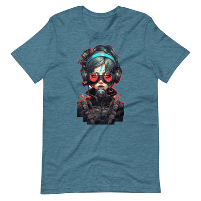 Cyberpunk Hacker Girl T-Shirt - Embrace Futuristic Style