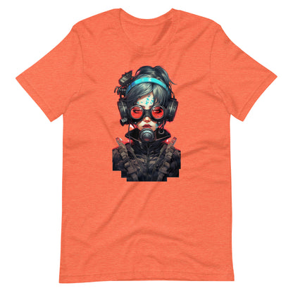 Cyberpunk Hacker Girl T-Shirt - Embrace Futuristic Style