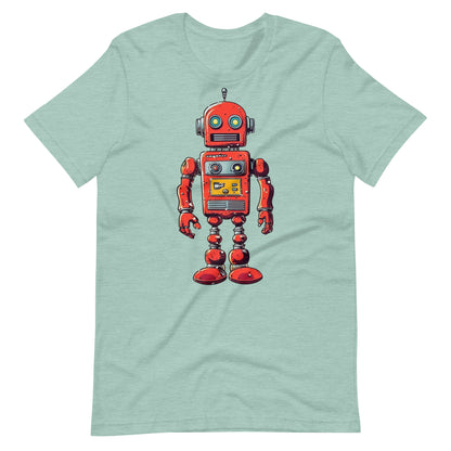 Retro Robot Revival T-Shirt - Embrace Vintage Nostalgia