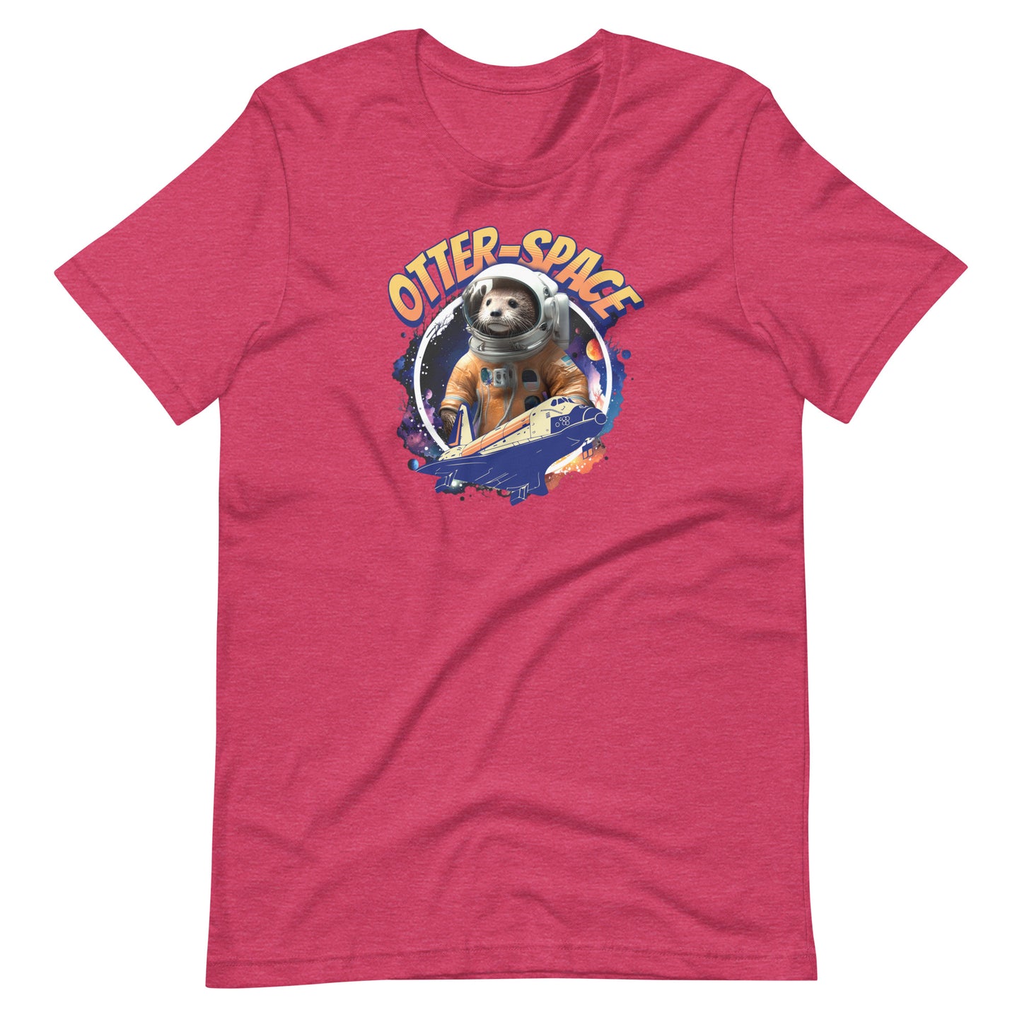 Cute Astronaut Otter Tee for Space Lovers