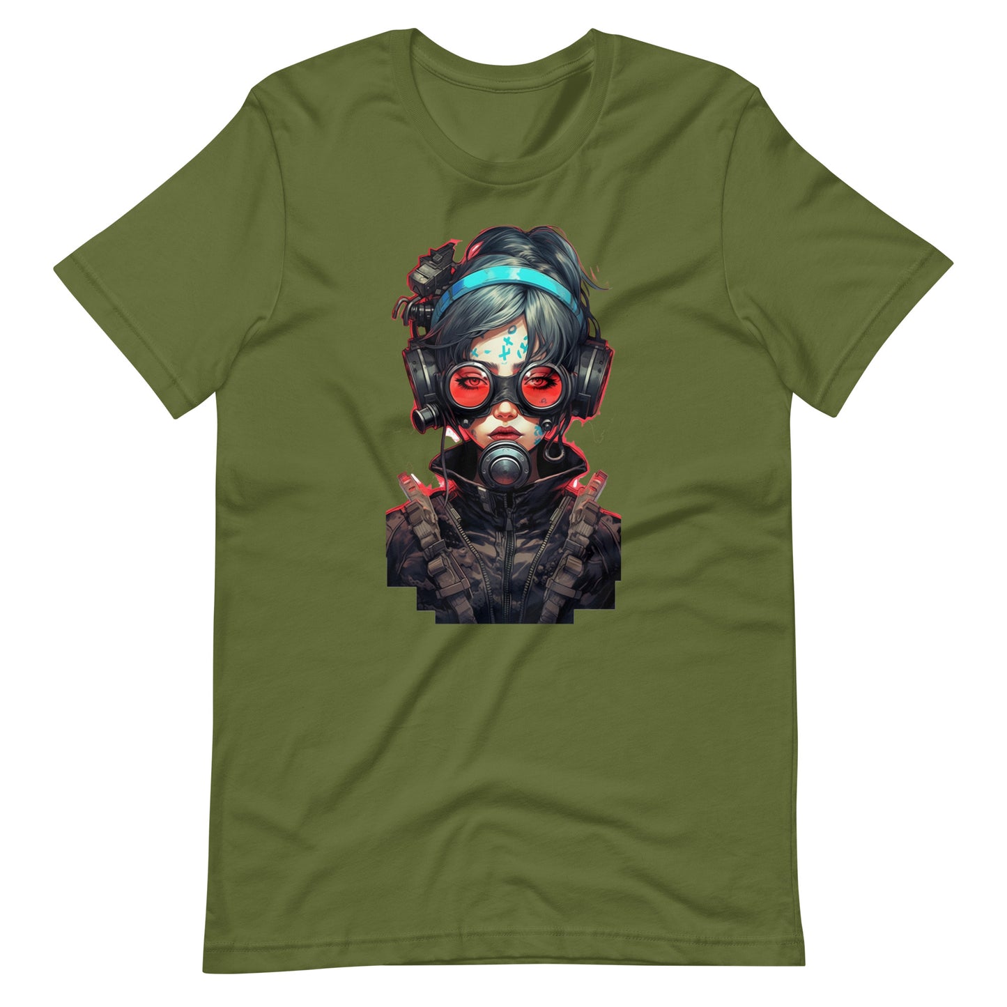 Cyberpunk Hacker Girl T-Shirt - Embrace Futuristic Style