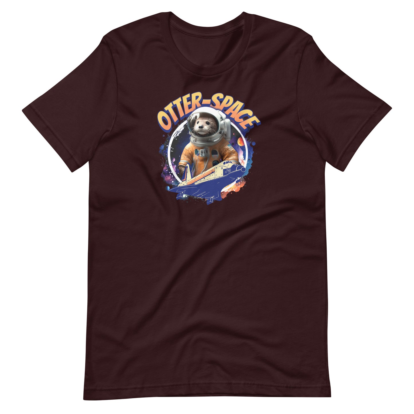 Otter Space Cute Astronaut T-Shirt | AI-Generated Tee
