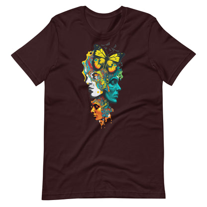 Psychedelic Butterfly Melt T-Shirt | AI-Generated Tee