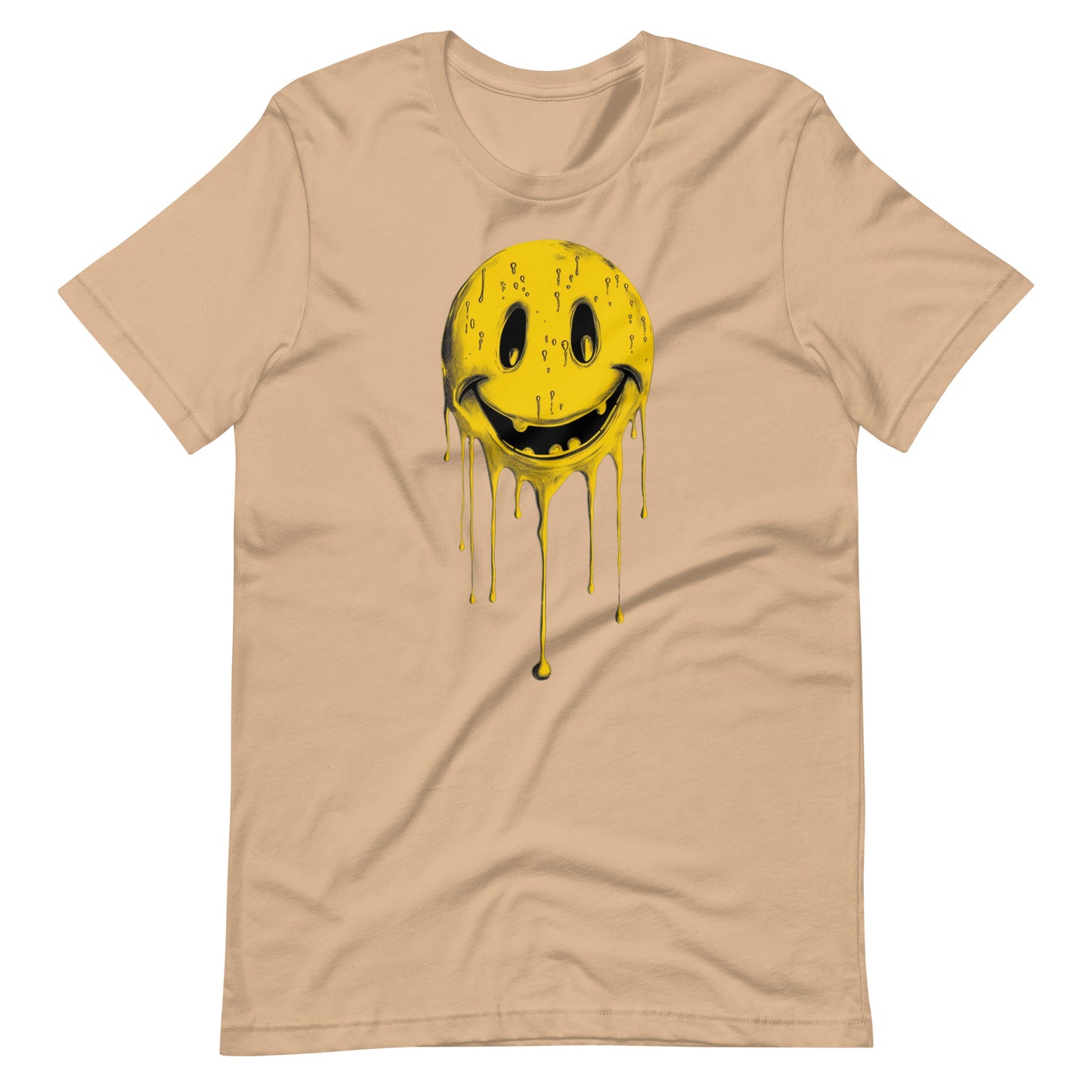 Melting Smiley Face T-Shirt - Embrace Vintage Vibes