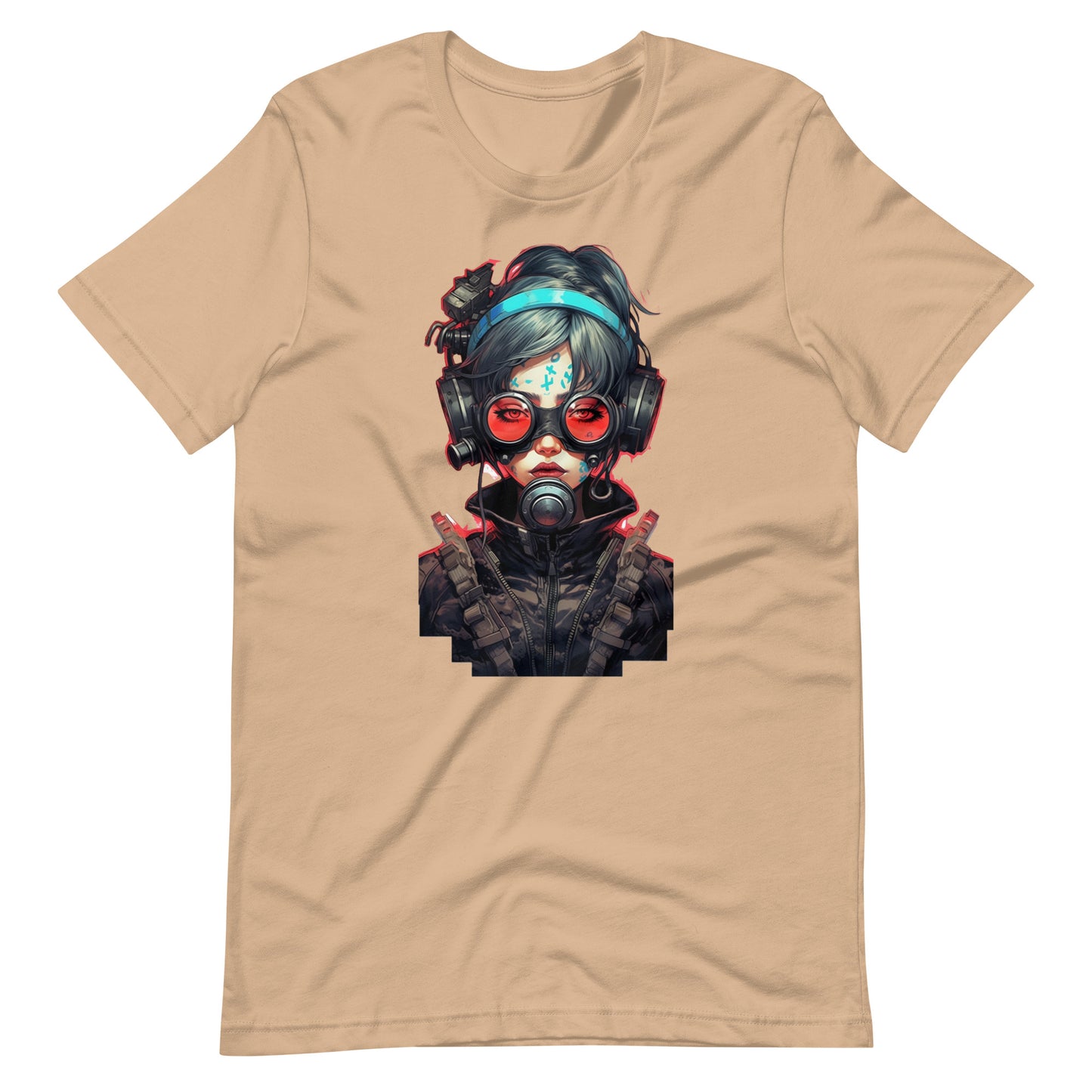 Cyberpunk Hacker Girl T-Shirt - Embrace Futuristic Style