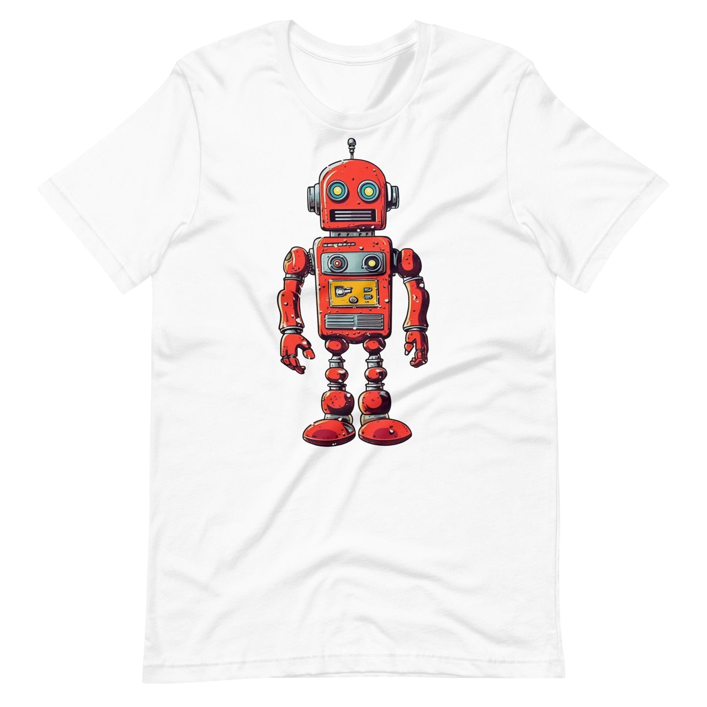 Retro Robot Revival T-Shirt - Embrace Vintage Nostalgia