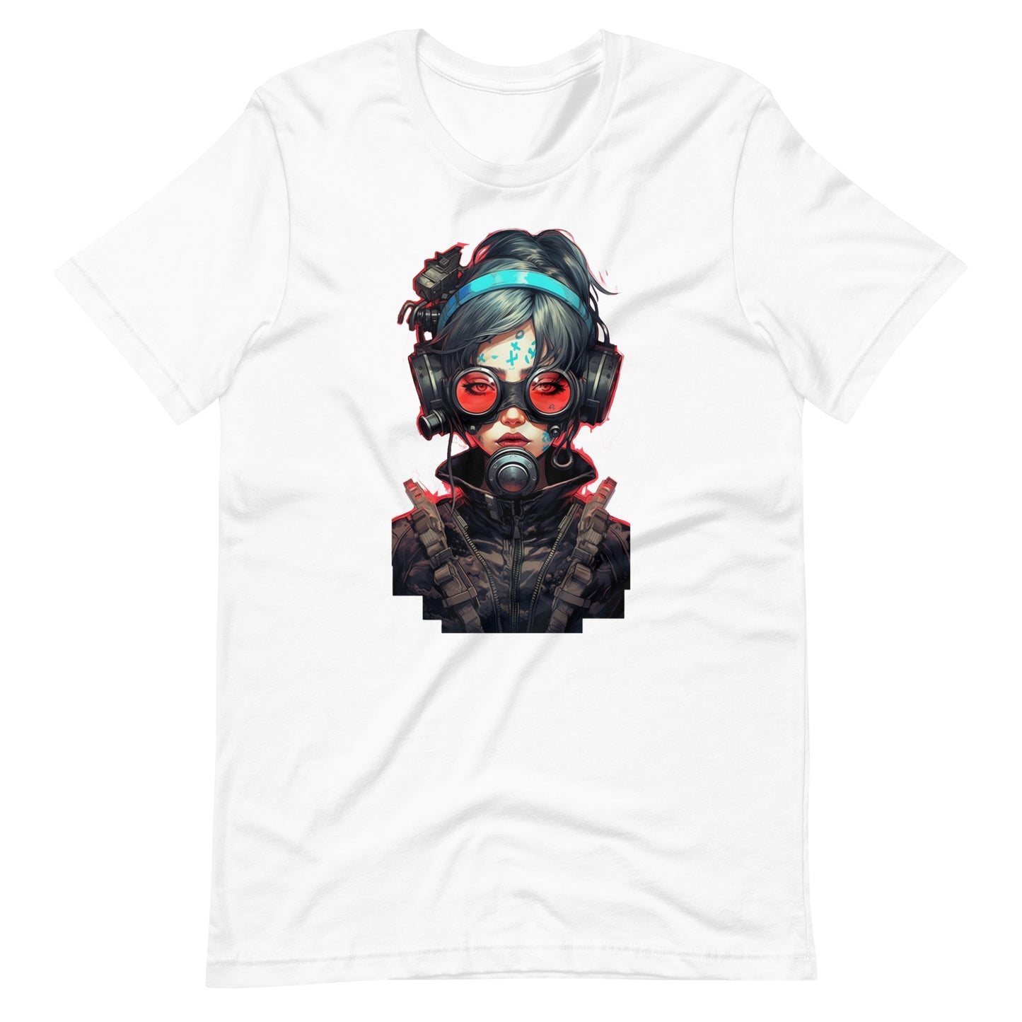 Cyberpunk Hacker Girl T-Shirt - Embrace Futuristic Style