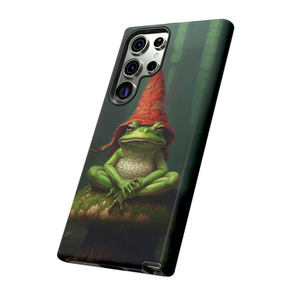 Mystical Journey: Lizard Wizard & Psychedelic Mushroom Frog | Tough Case for iPhone, Samsung, Pixel