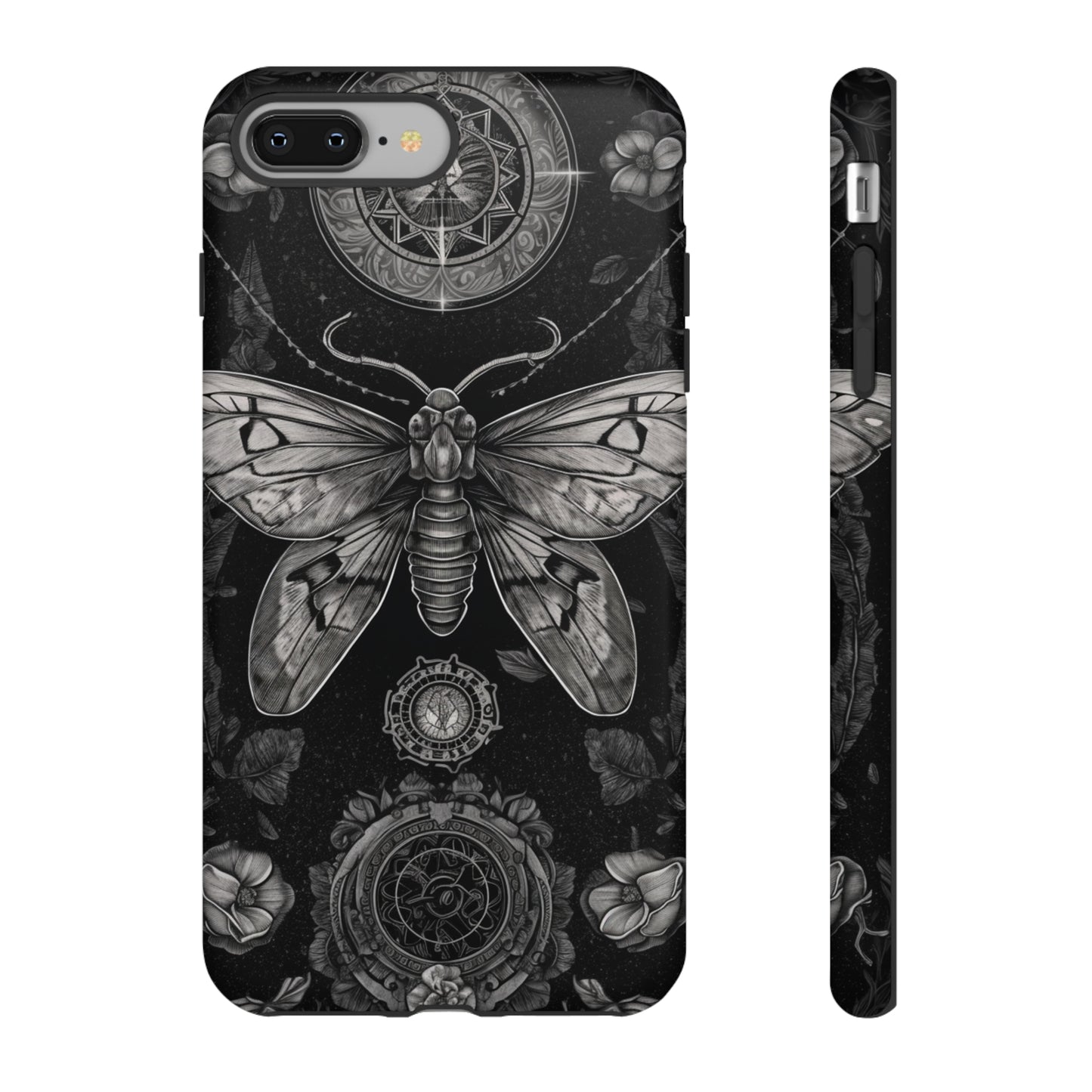 Goth Moth Dark Academia Phone Case