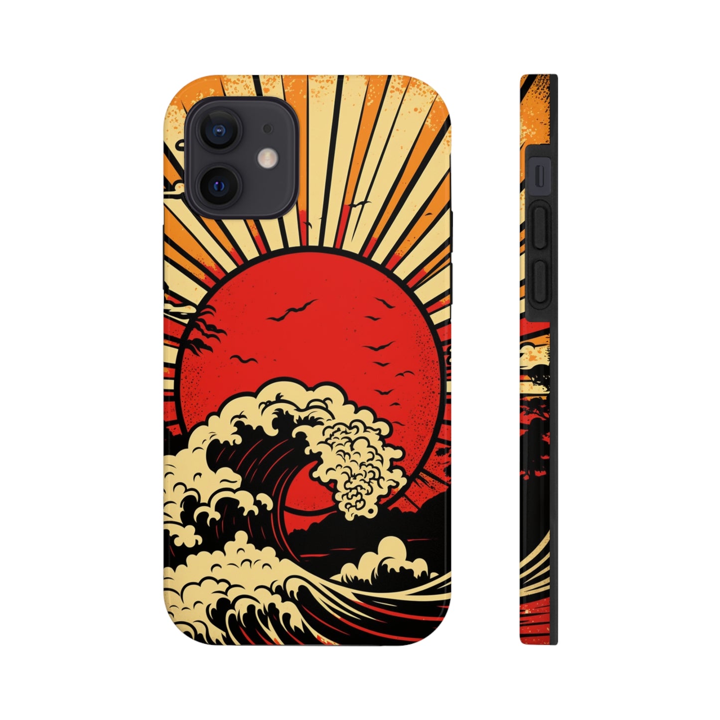 Land of the Rising Sun Retro Japanese Aesthetic | Tough Case for iPhone