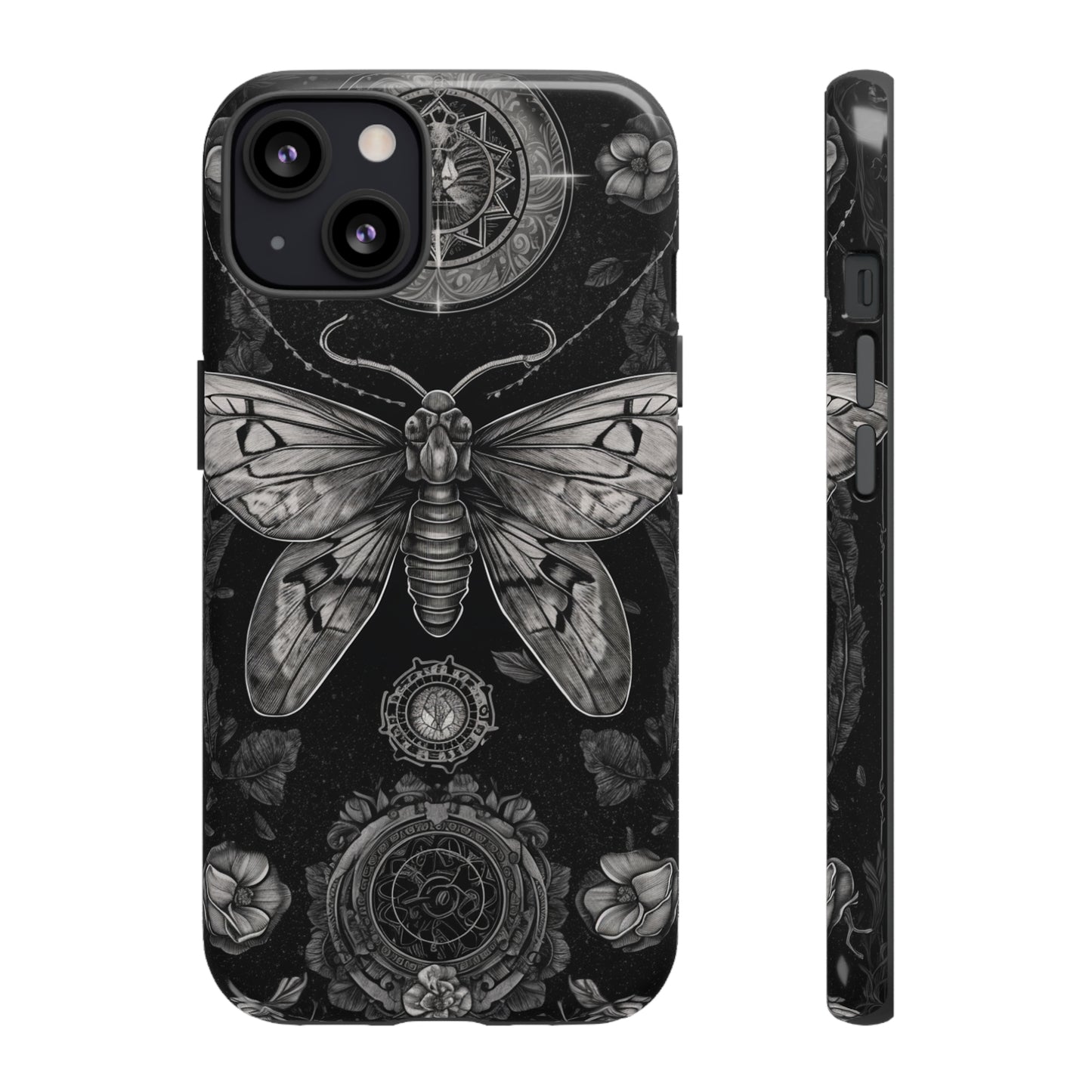 Goth Moth Dark Academia Phone Case