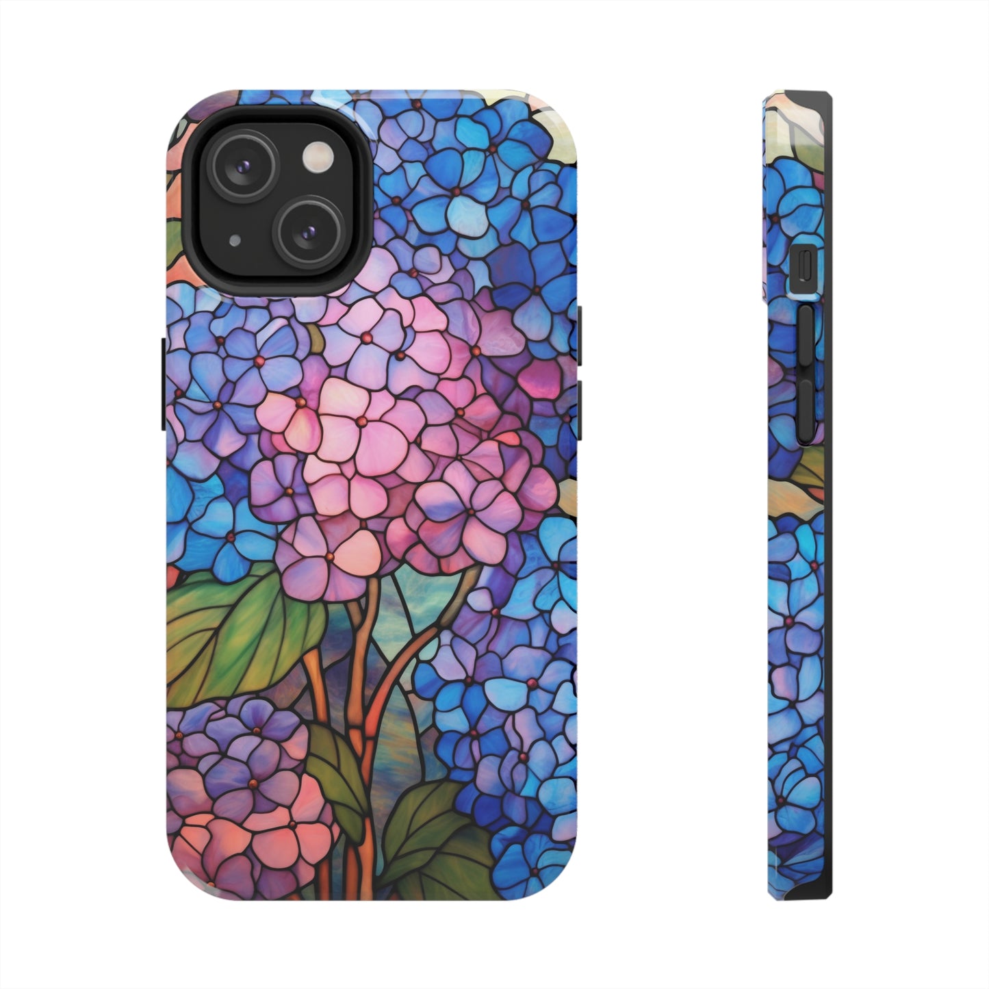Classic stained glass and flower motif on iPhone 13 Pro Max Case