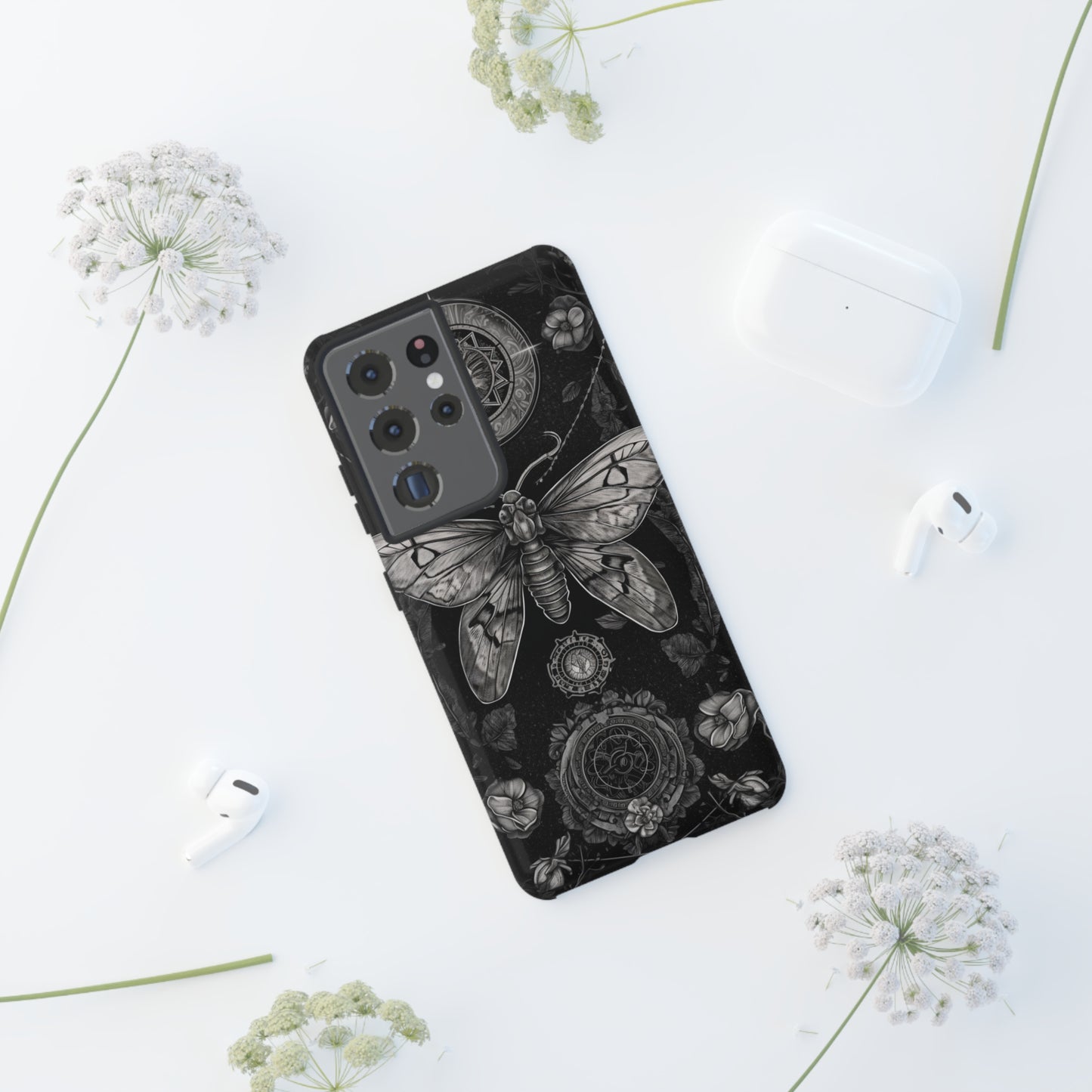 Goth Moth Dark Academia Phone Case