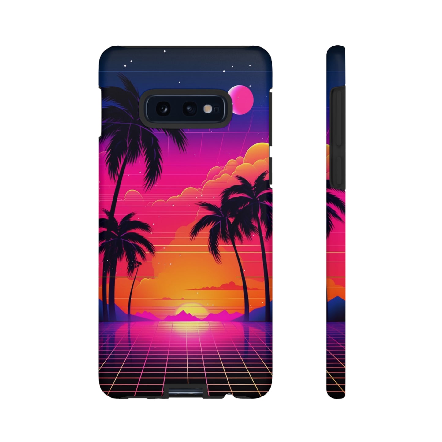 Synthwave Retro Style Phone Case | Nostalgic Vibes for iPhone 12, 13, 14, X, Google Pixel, and Samsung Galaxy