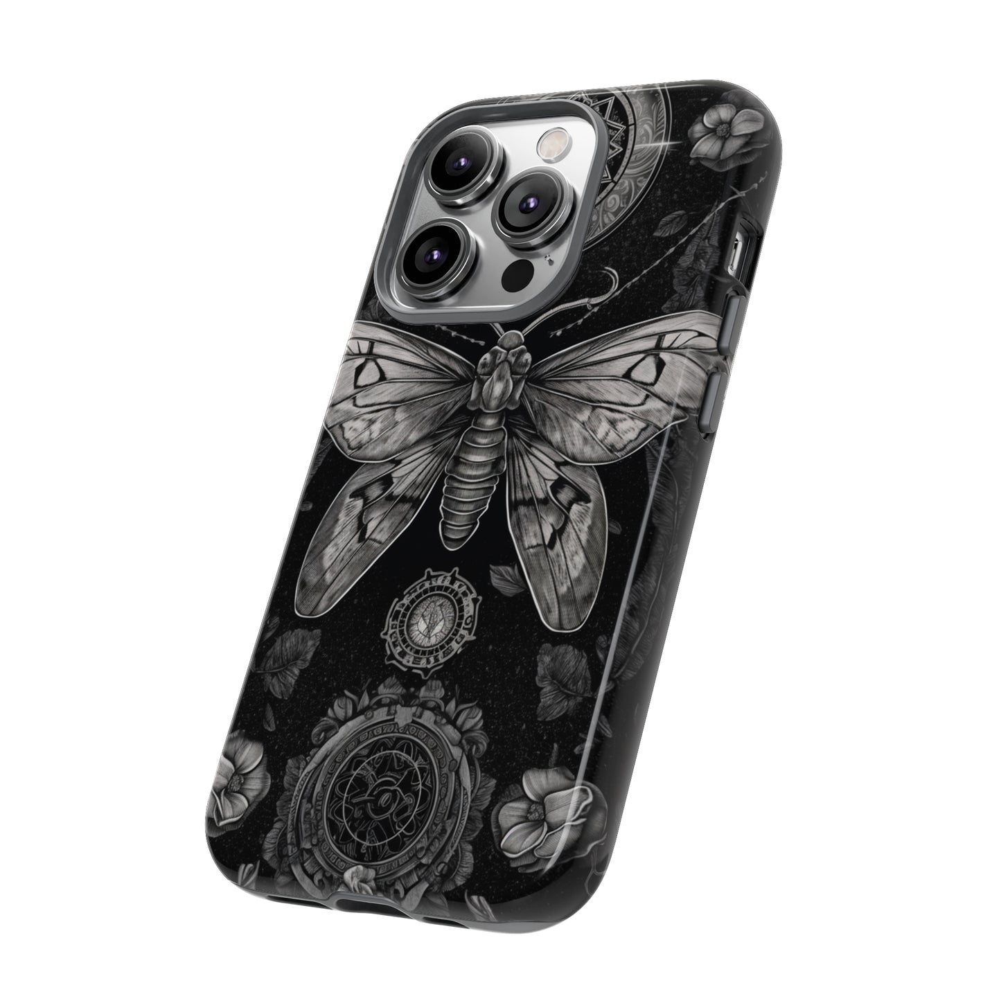 Goth Moth Dark Academia Phone Case