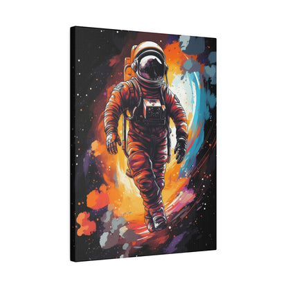Transcend Reality with "Spaced Out Astronaut" Psychedelic Wall Art - Explore the Cosmic Depths of Artistic Wonder
