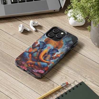 Divine Daze: Psychedelic Ganesh Hindu God | Sacred Design | Tough iPhone Case