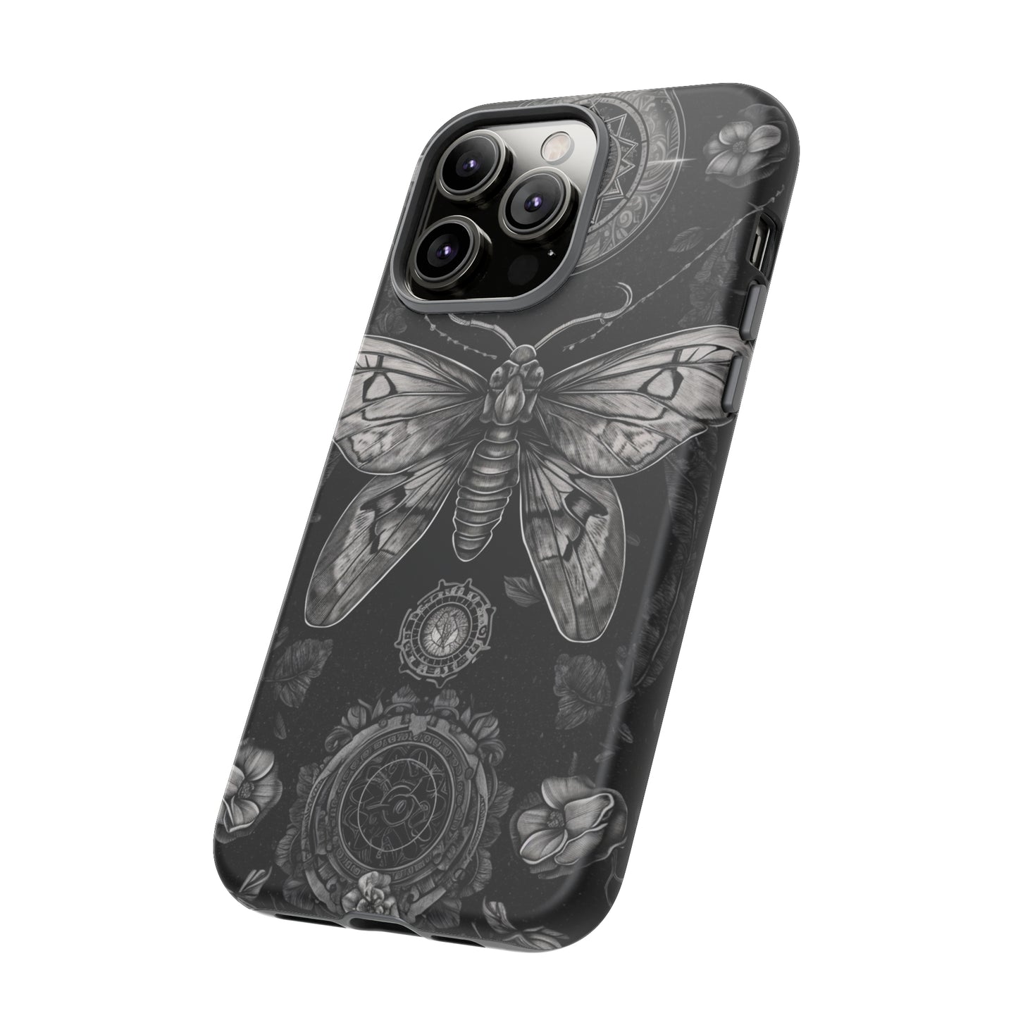 Goth Moth Dark Academia Phone Case