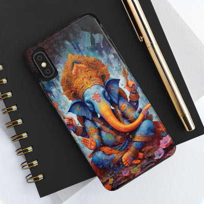 Divine Daze: Psychedelic Ganesh Hindu God | Sacred Design | Tough iPhone Case