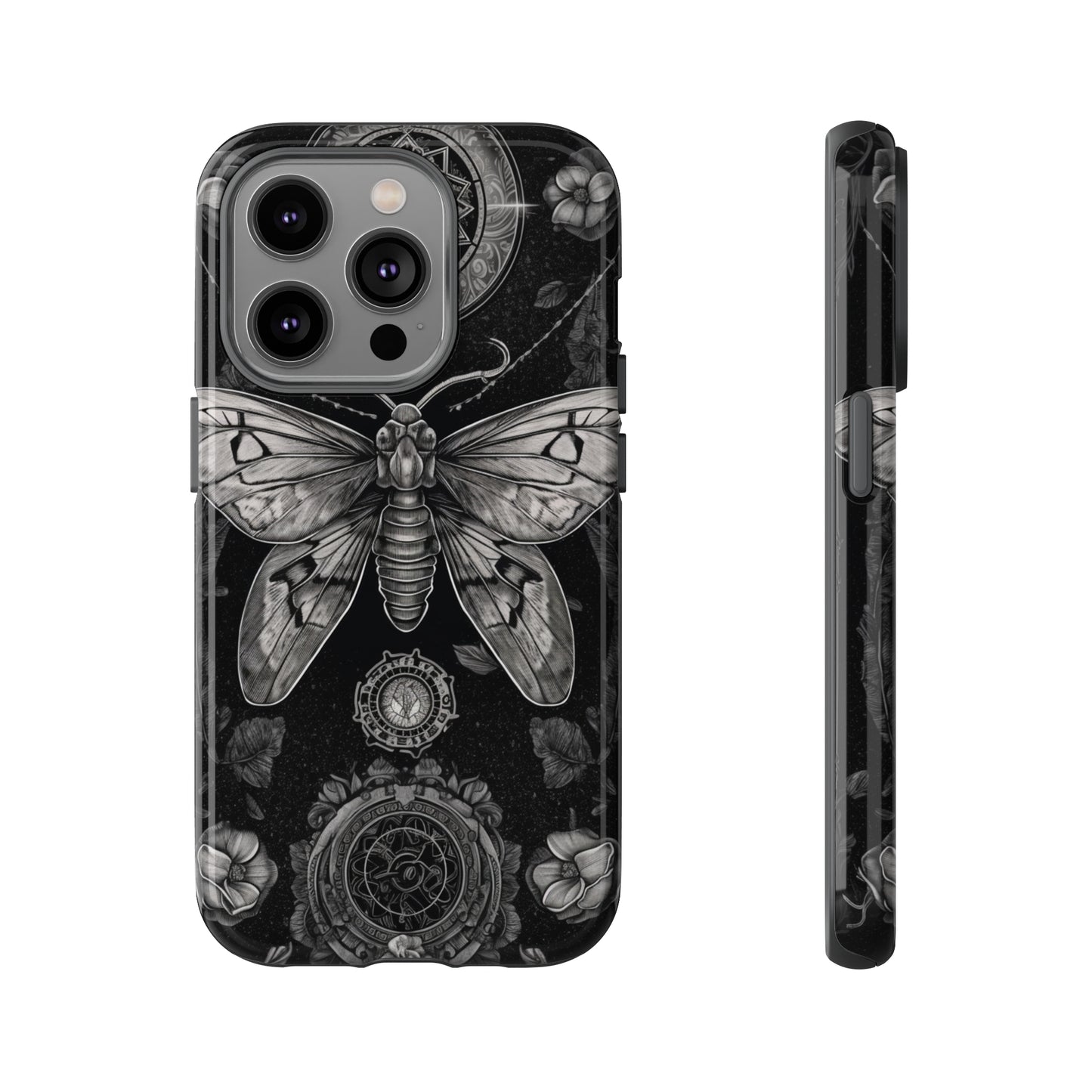 Goth Moth Dark Academia Phone Case