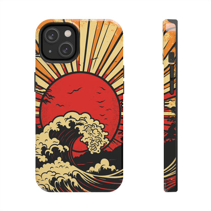 Land of the Rising Sun Retro Japanese Aesthetic | Tough Case for iPhone