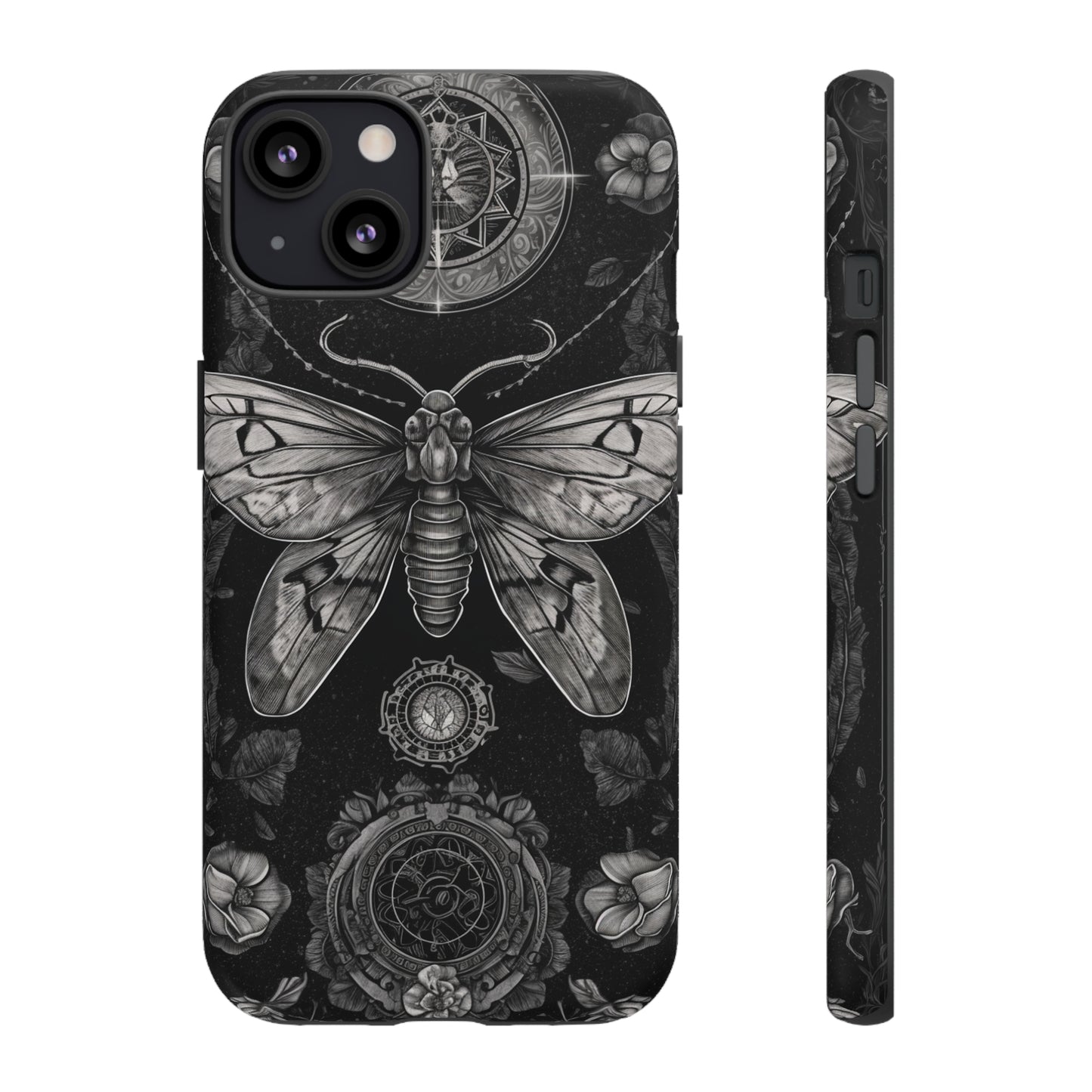 Goth Moth Dark Academia Phone Case