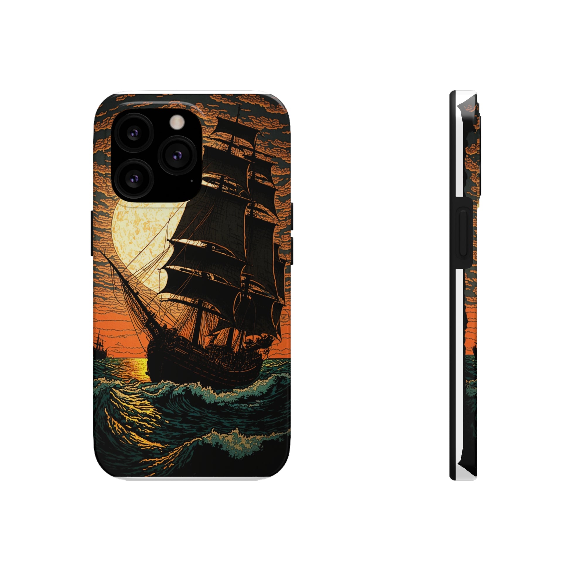 Captivating sunset scene on iPhone 14 Pro Max Tough Case