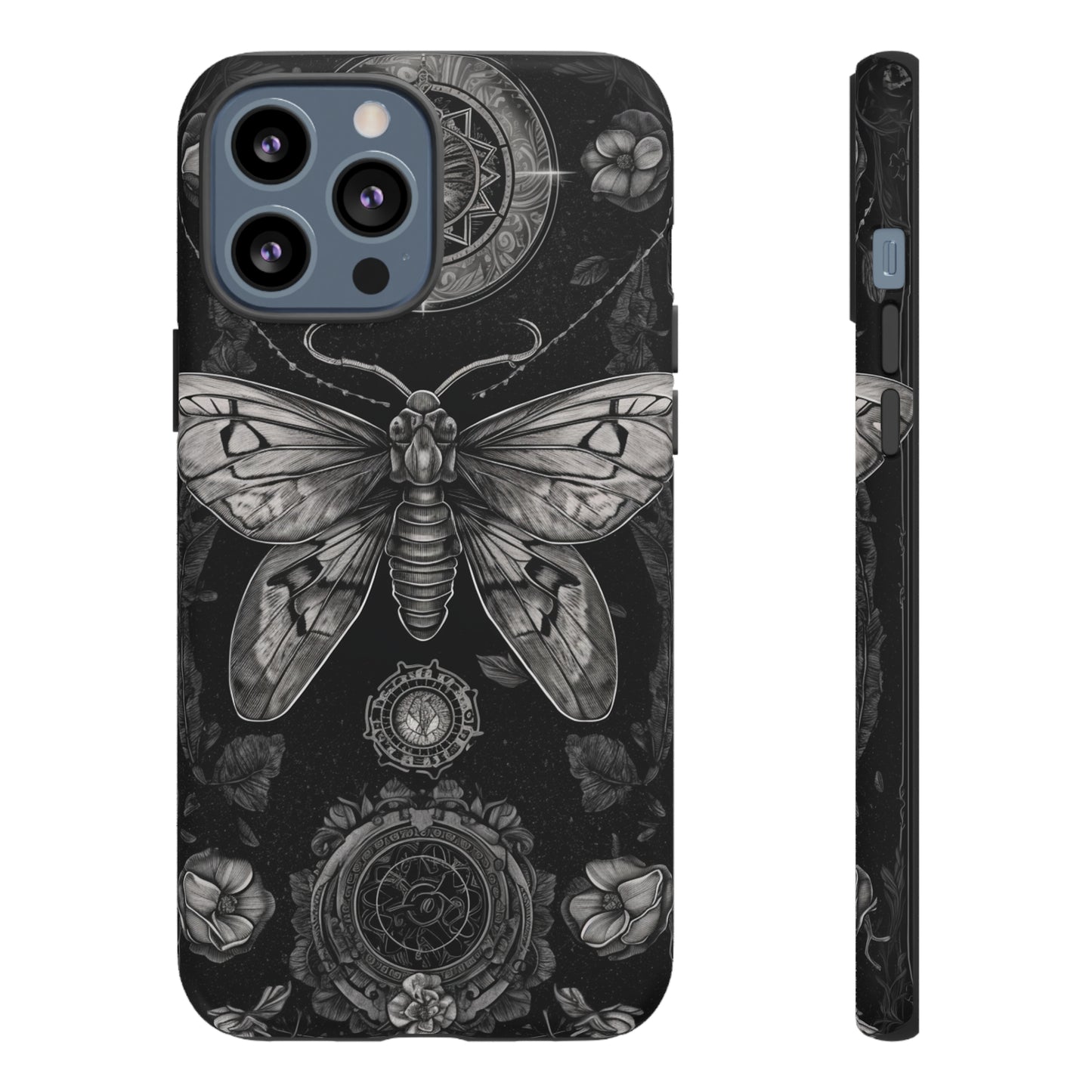 Goth Moth Dark Academia Phone Case