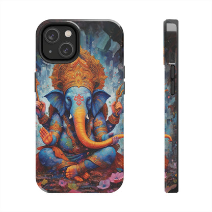 Psychedelic Ganesh Tough Phone Case | Sacred Design | Impact-Resistant