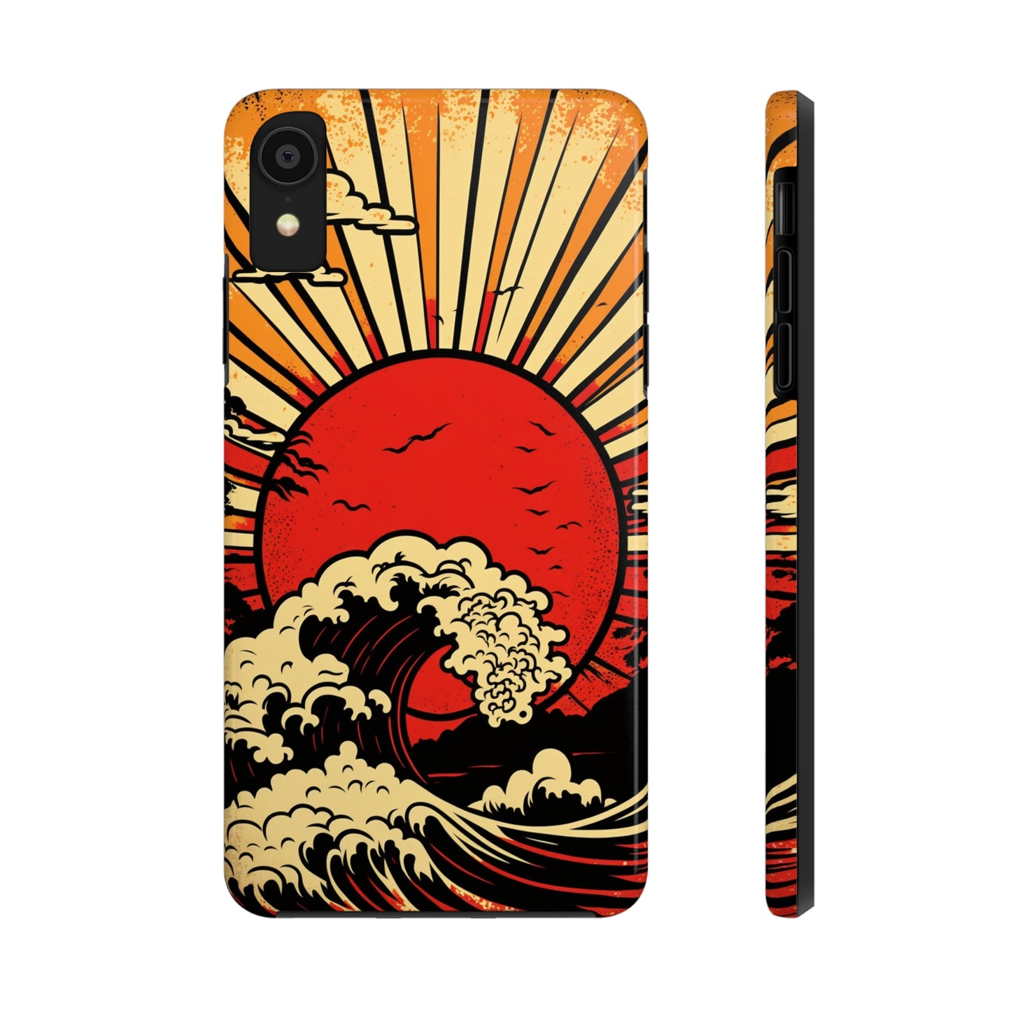 Land of the Rising Sun Retro Japanese Aesthetic | Tough Case for iPhone