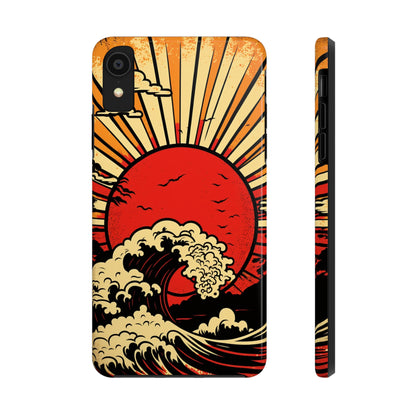 Land of the Rising Sun Retro Japanese Aesthetic | Tough Case for iPhone