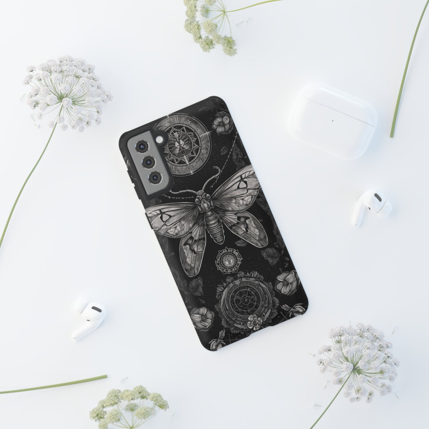 Goth Moth Dark Academia Phone Case