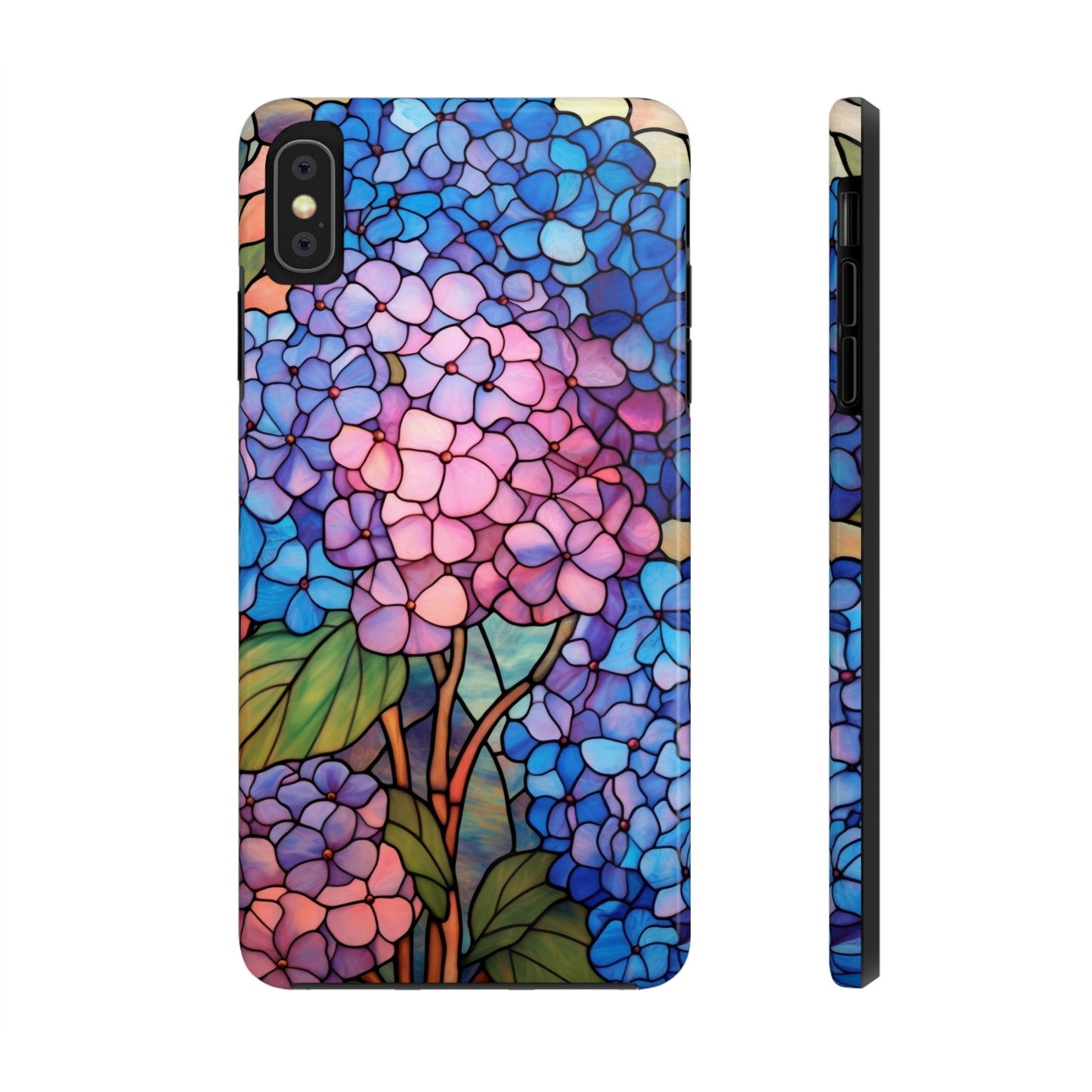 Stained Glass Phone Case Floral Aesthetic | Flower Power | Tough iPhone Case