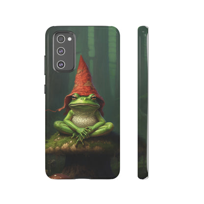 Mystical Journey: Lizard Wizard & Psychedelic Mushroom Frog | Tough Case for iPhone, Samsung, Pixel