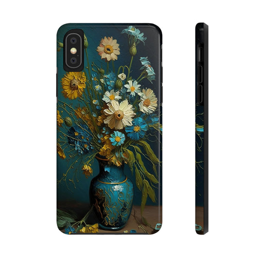 Vintage Flowers in Vase phone case for iPhone 15