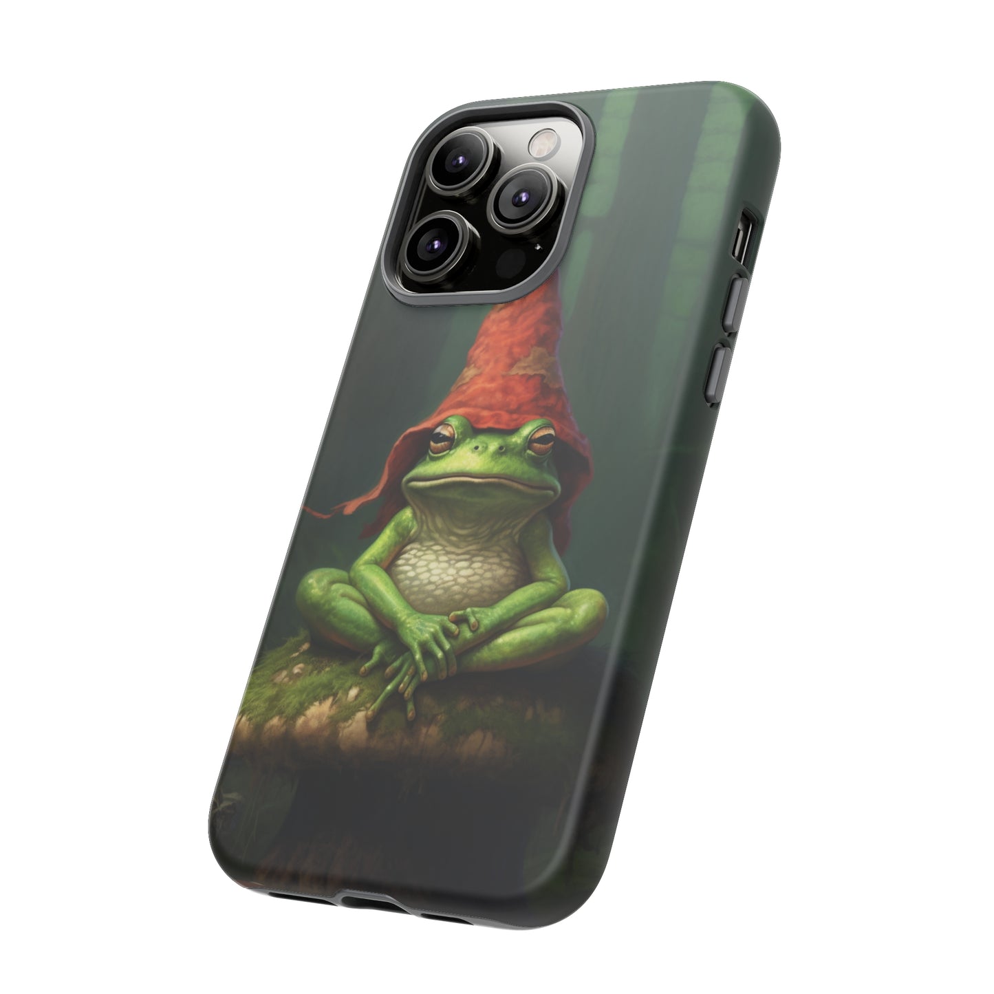 Mystical Journey: Lizard Wizard & Psychedelic Mushroom Frog | Tough Case for iPhone, Samsung, Pixel