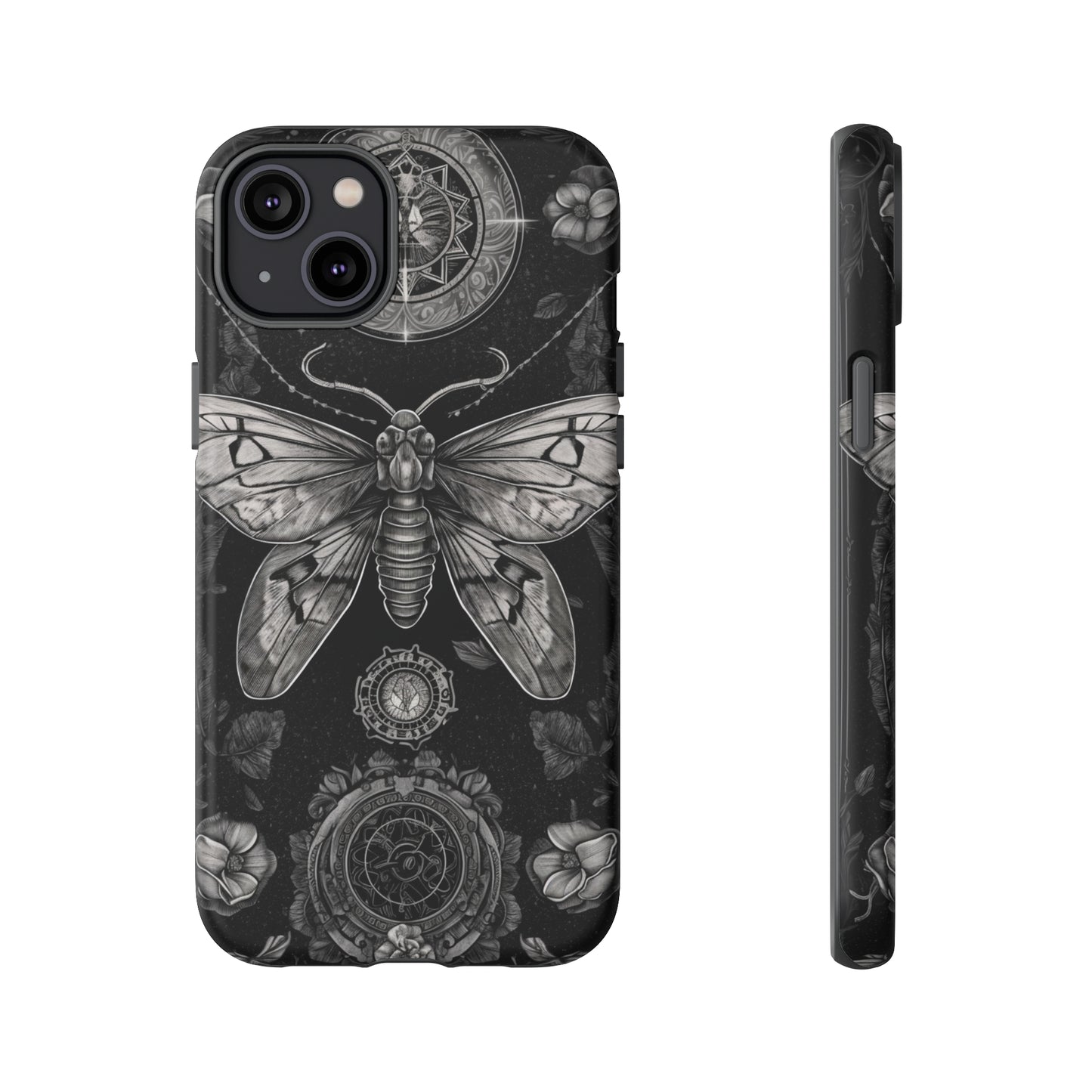 Goth Moth Dark Academia Phone Case