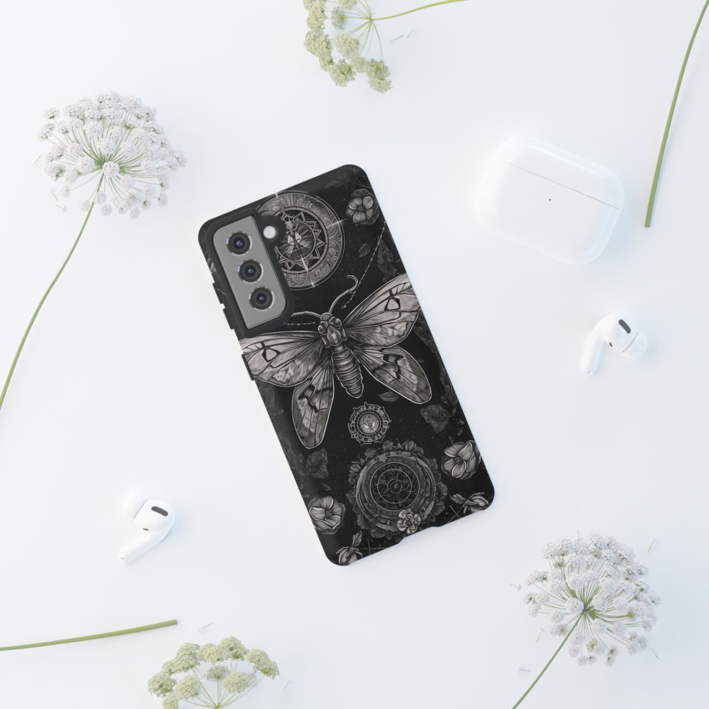 Goth Moth Dark Academia Phone Case