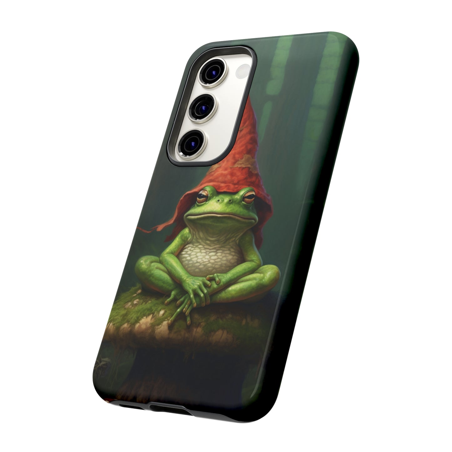 Mystical Journey: Lizard Wizard & Psychedelic Mushroom Frog | Tough Case for iPhone, Samsung, Pixel