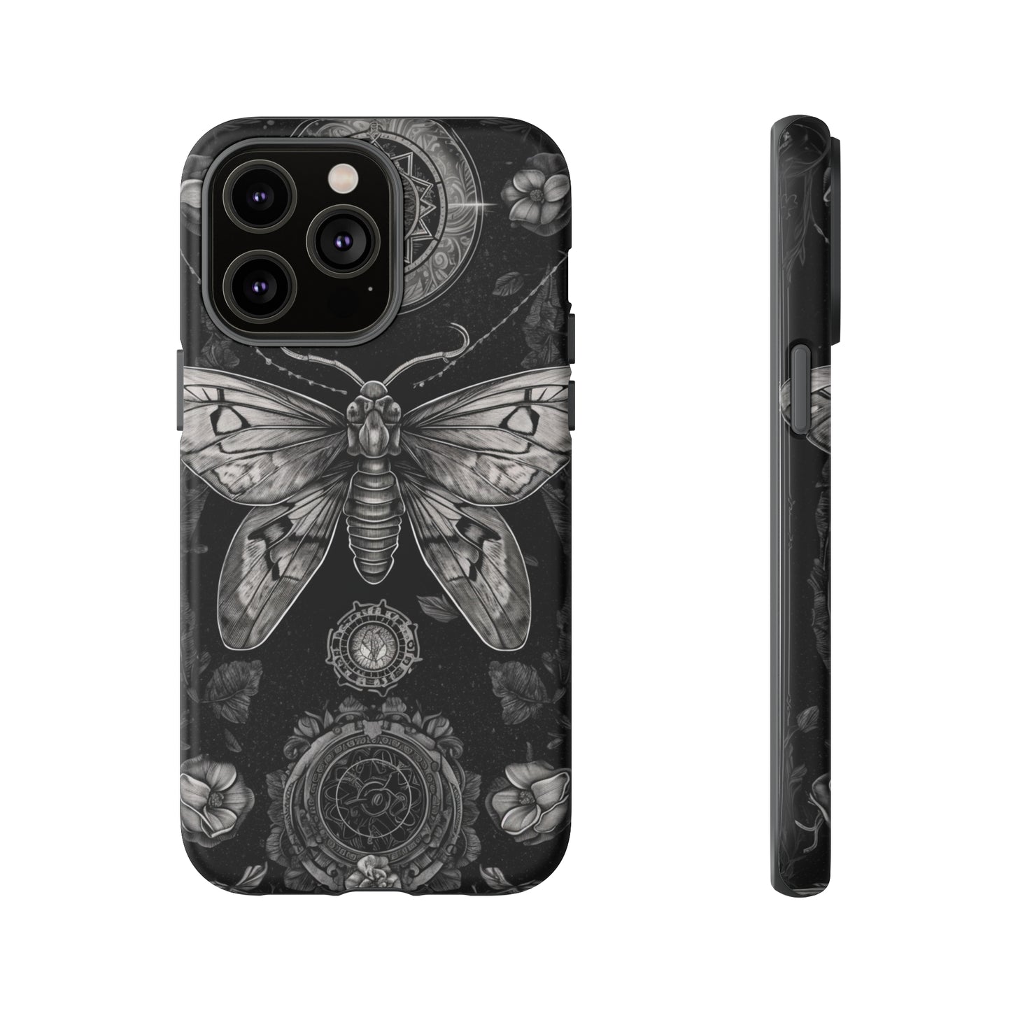 Goth Moth Dark Academia Phone Case