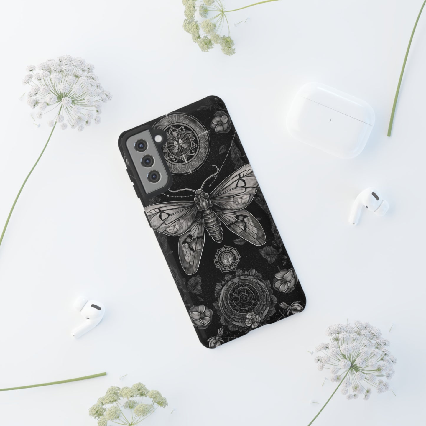 Goth Moth Dark Academia Phone Case