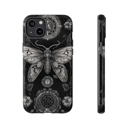 Goth Moth Dark Academia Phone Case