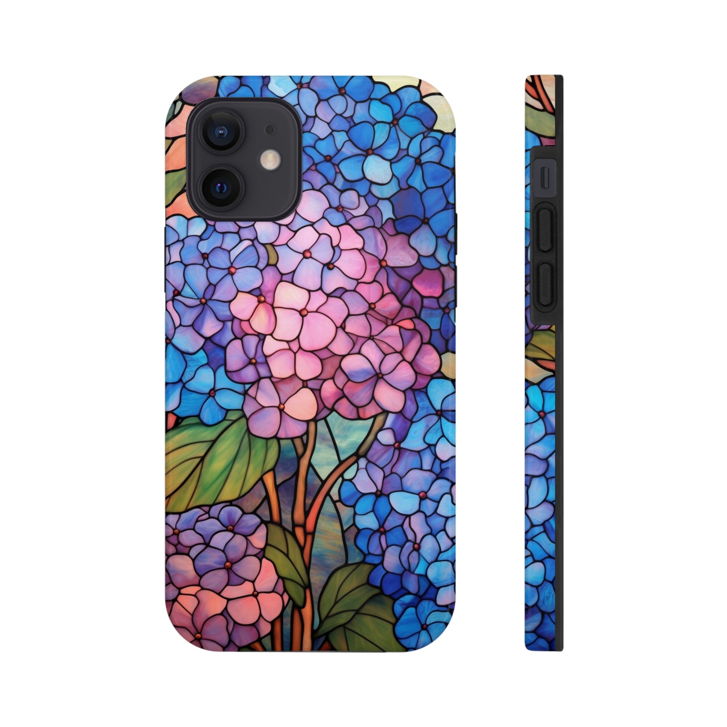 Stained Glass Phone Case Floral Aesthetic | Flower Power | Tough iPhone Case