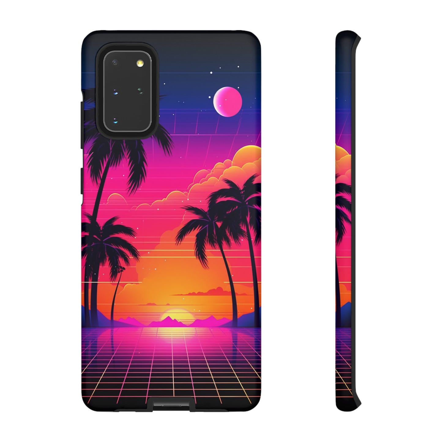 Synthwave Retro Style Phone Case | Nostalgic Vibes for iPhone 12, 13, 14, X, Google Pixel, and Samsung Galaxy