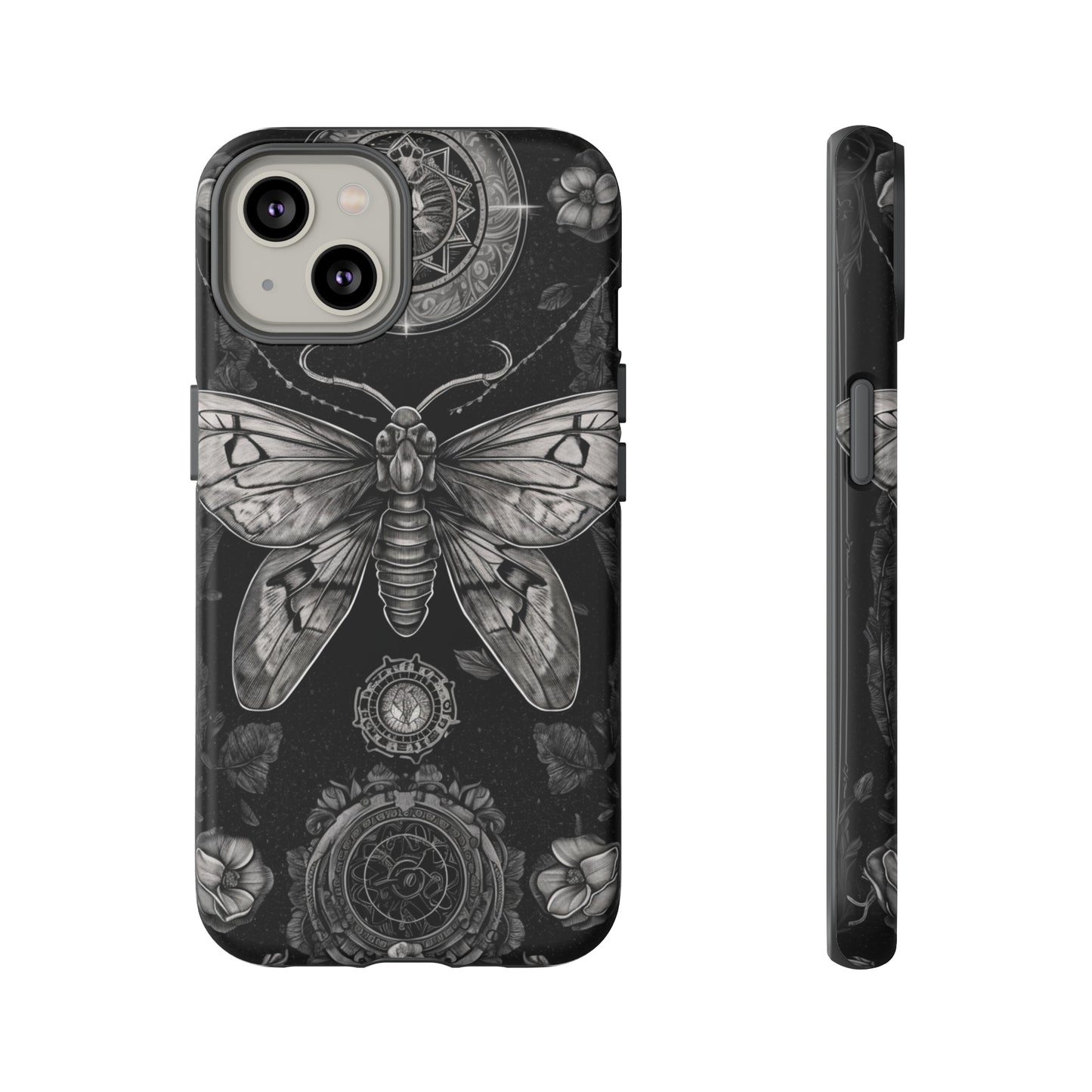 Goth Moth Dark Academia Phone Case