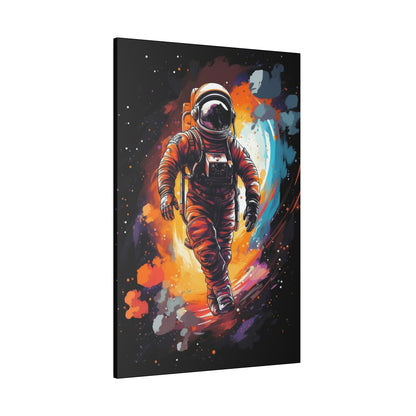 Transcend Reality with "Spaced Out Astronaut" Psychedelic Wall Art - Explore the Cosmic Depths of Artistic Wonder